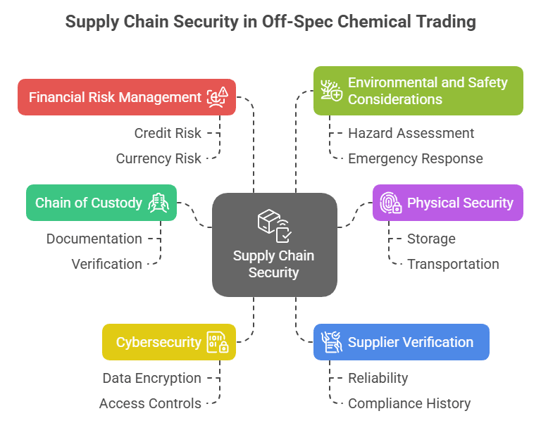 Supply Chain Security in Off-Spec Chemical Trading