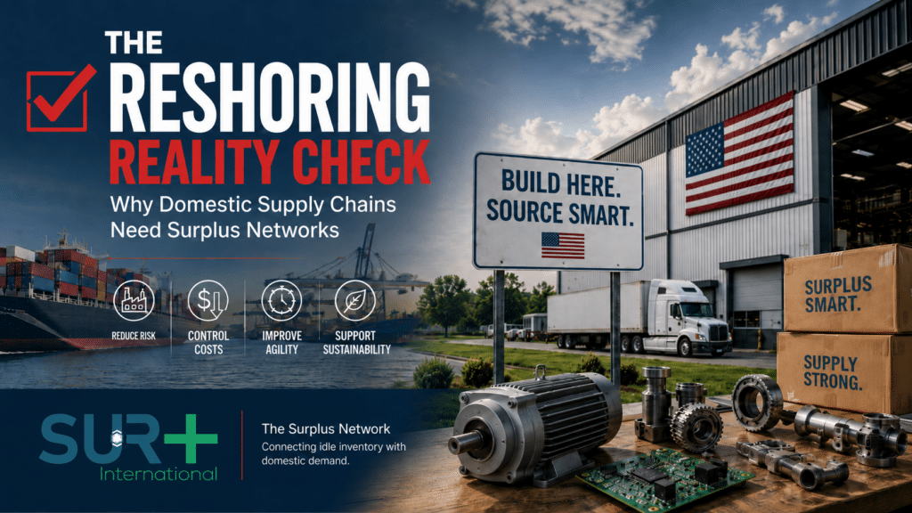 Domestic Supply Chains Need Surplus Networks