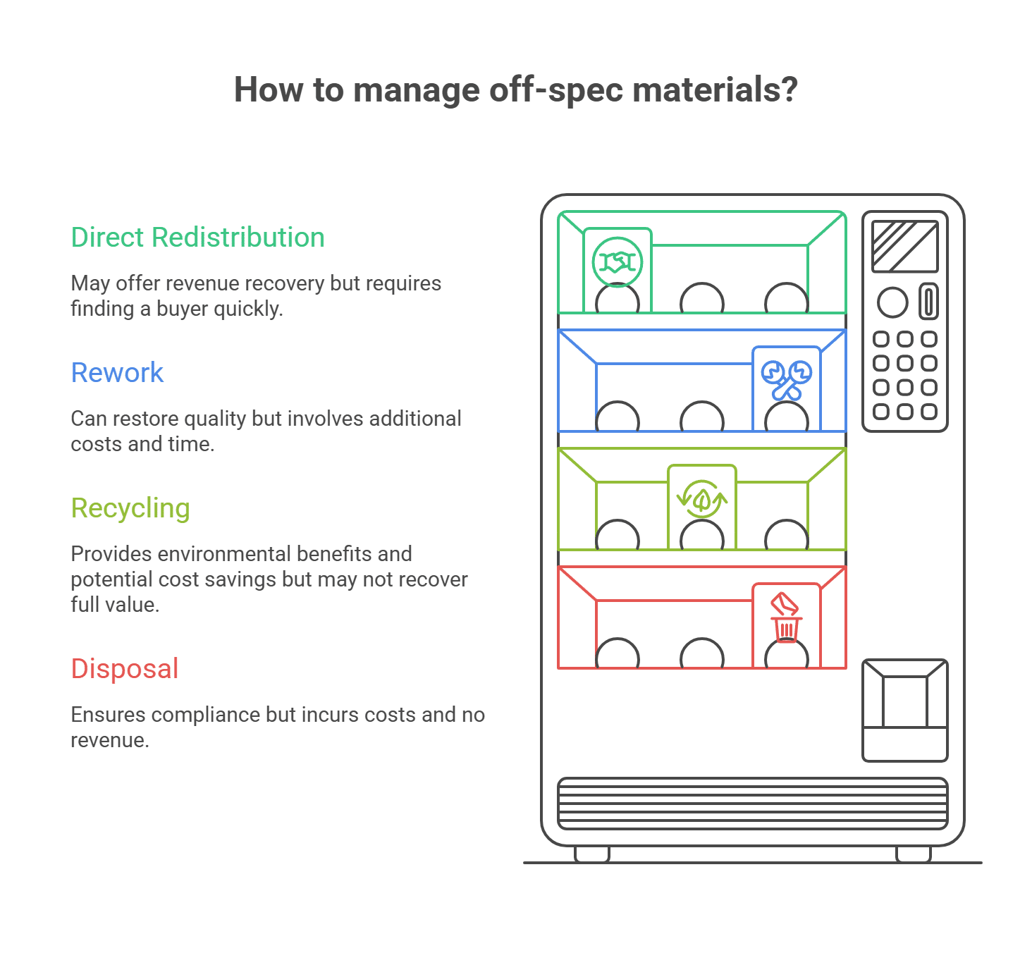 Sellers Need to Preserve Optionality - How to manage off-spec materials
